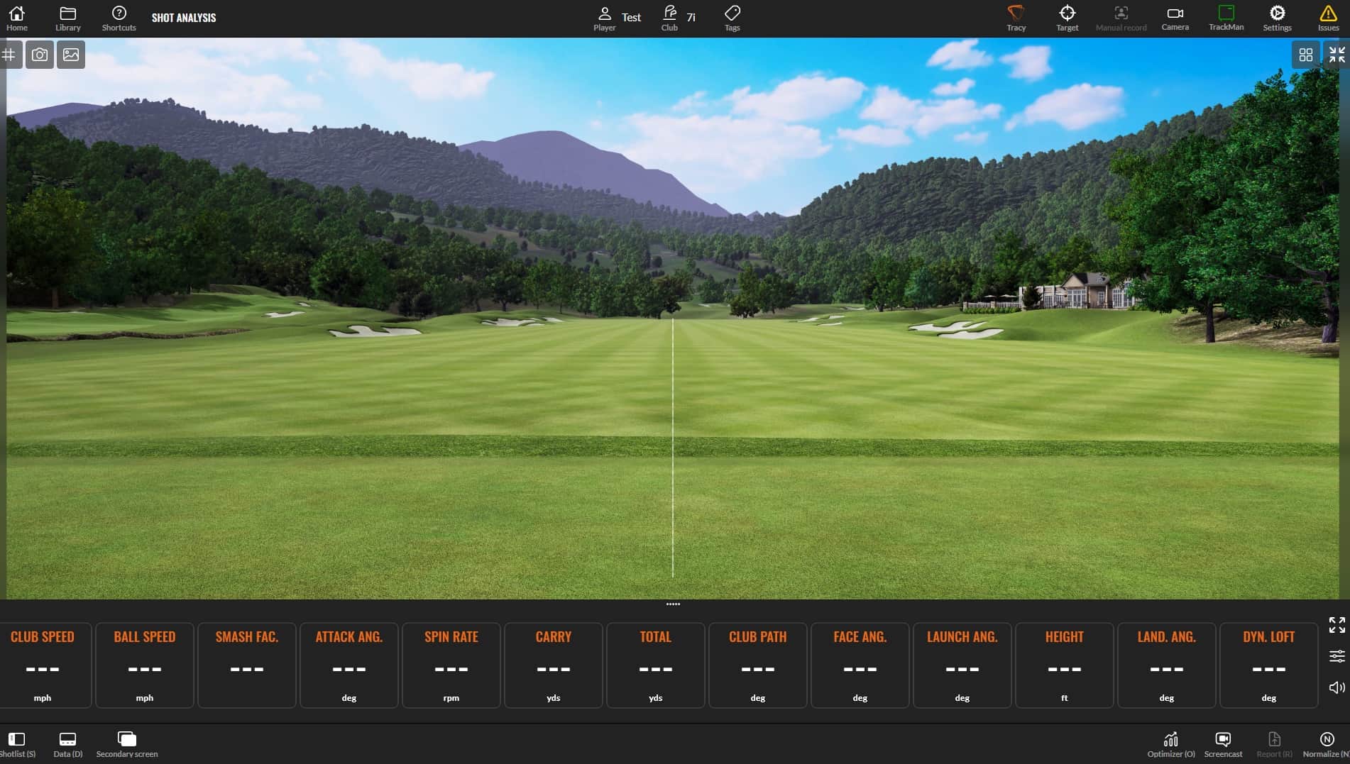 TrackMan range et data TrackMan Range & Data @ Le Golf Club